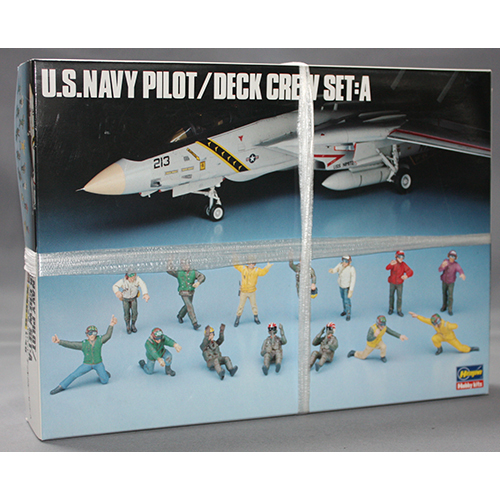 ハセガワ 1/48 アメリカ海軍 パイロット/デッキクルーセット A