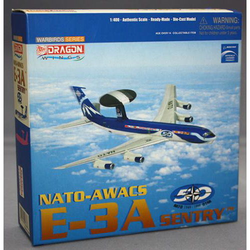 ドラゴン 1/400 ウォーバーズシリーズ E-3A セントリー AWACS 「NATO設立50周年記念塗装機