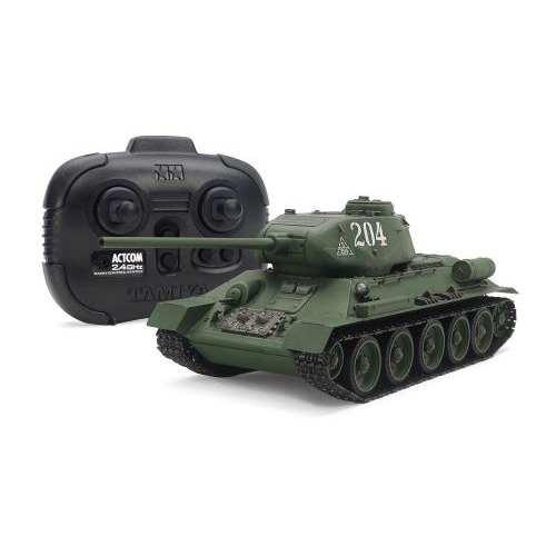 タミヤ 1/35RC ソビエト中戦車 T-34-85 (専用プロポ付き)