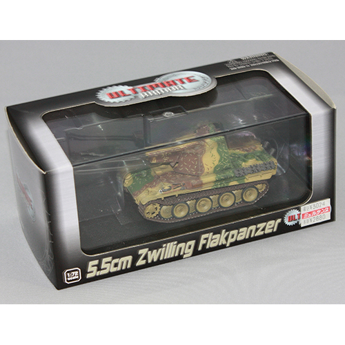 アルティメットアーマー　1/72 WW.II ドイツ軍 5.5cm連装機関砲Flak38 搭載 パンター対空戦車 西部戦線