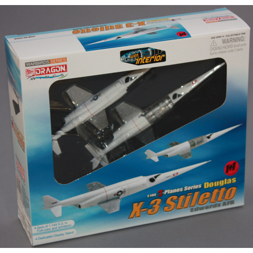ドラゴン ウイングス ウォーバーズ 1/144 X-3 スティレット エドワーズ空軍基地
