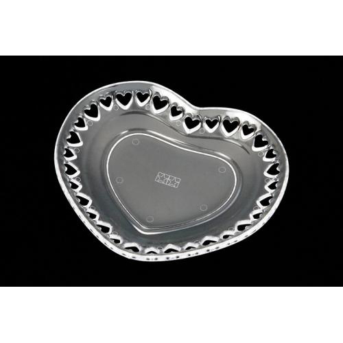 タミヤ ミニチュア食器 ハートのお皿(透明・70ミリ)