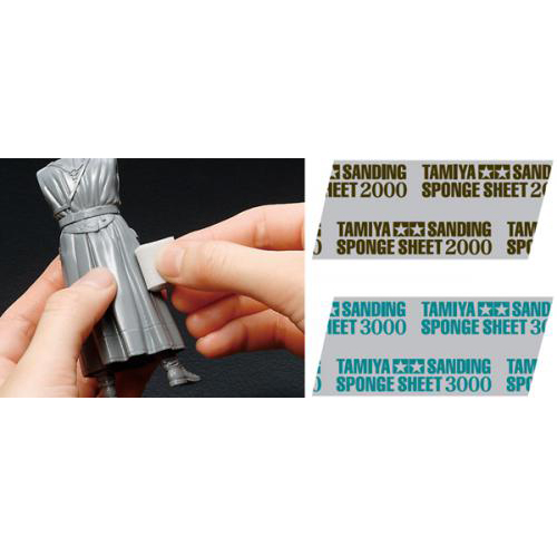 タミヤ メイクアップ材シリーズ No.171  タミヤ研磨スポンジシート 3000