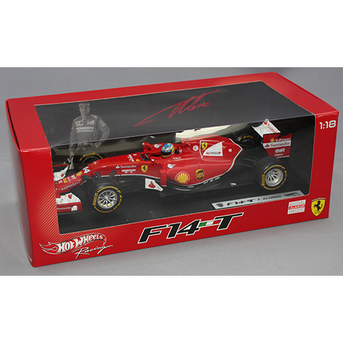 HotWheels 1/18 フェラーリ　F14-T　フェルナンド・アロンソ
