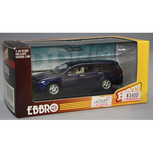 EBBRO 1/43 Honda Accord Wagon Indigo Blue P