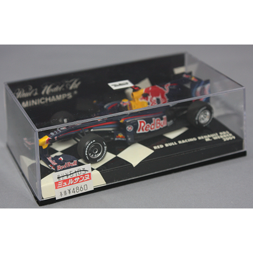 ミニチャンプス 1/43 Red Bull Racing Renault RB5 2009 M.Webber