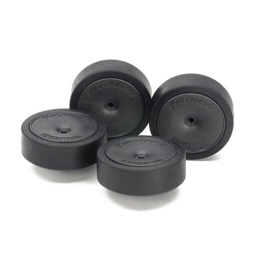 タミヤ ローフリクション大径ローハイトタイヤ (31mm) &カーボンホイール (ディッシュ)