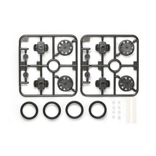 タミヤ ローハイトタイヤ&ワンウェイホイールセット