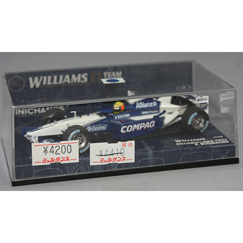 ミニチャンプス 1/43 Williams BMW FW24 R.Schumacher 2002
