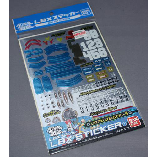 バンダイ LBXステッカー 1 LBXアキレス&LBXデクー用