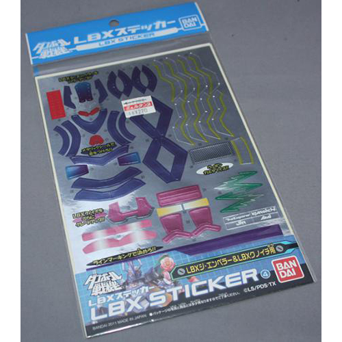 バンダイ LBXステッカー 4　LBXジ・エンペラー&LBXクノイチ用