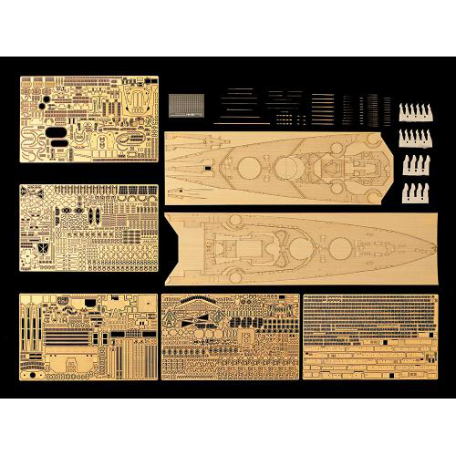 タミヤ 1/350 スケール限定  1/350 ドイツ戦艦 ビスマルク 1941 ディテールアップセット