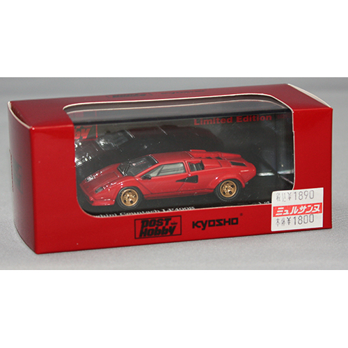 ポストホビー 1/43 Lamborghini Countach LP400S レッド