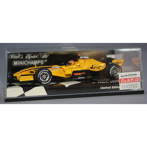 ミニチャンプス 1/43 Jordan Toyota EJ15 T.Monteiro 3rd place USA GP 2005