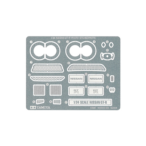 タミヤ 1/24 NISSAN GT-R エッチングパーツセット