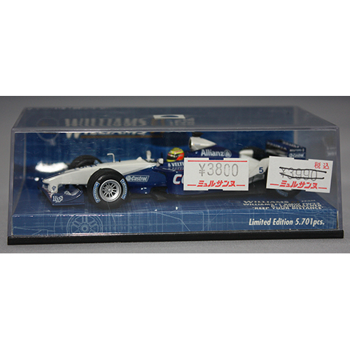 ミニチャンプス 1/43 Williams F1 BMW FW23 R.Schumacher Keep your distance
