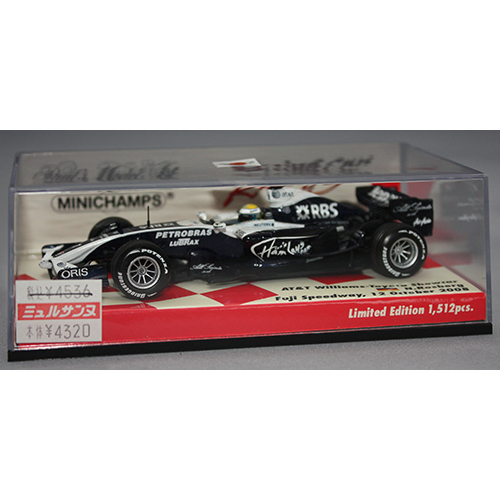 ミニチャンプス 1/43 AT&T Williams-Toyota Showcar 2008 N.Rosberg
