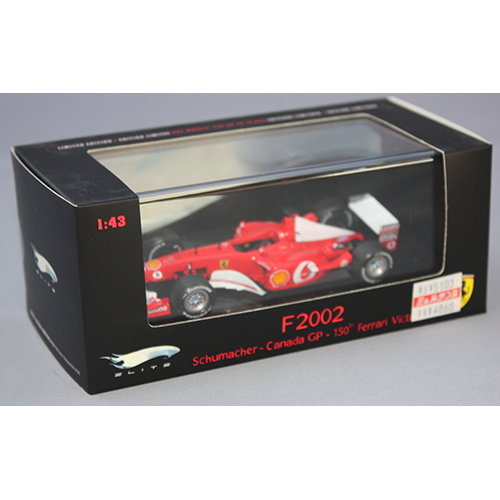 マテル 1/43 フェラーリ F2002　シューマッハ　カナダGP