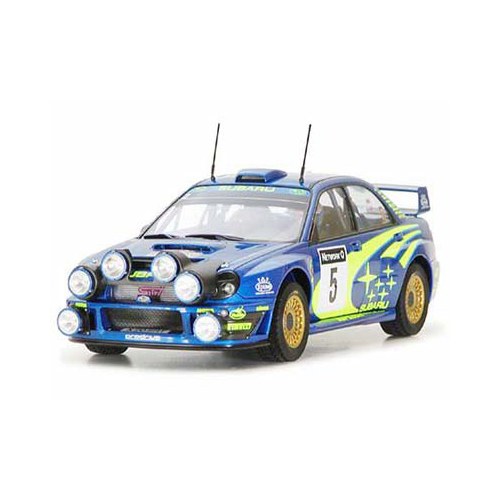 タミヤ 1/24 スバル インプレッサ WRC 2001 ラリーオブグレートブリテン