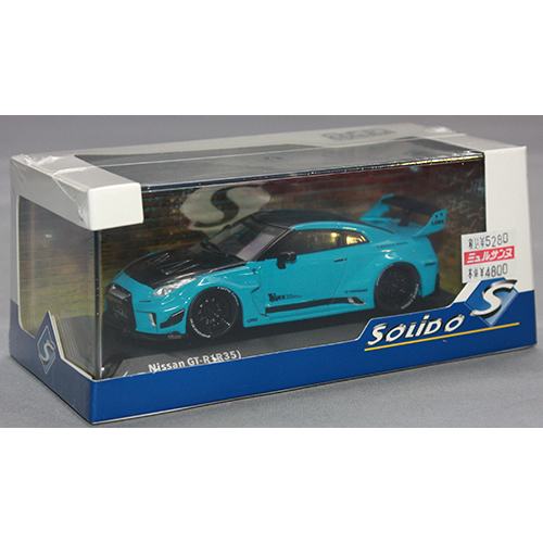 SOLIDO 1/43 日産 GT-R R35 LB シルエット 2019 (ブルー)