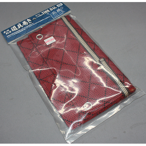 GSIクレオス 武州刺子道具巻き 赤