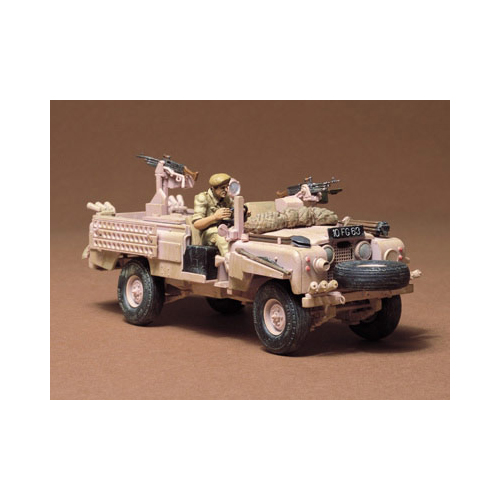 タミヤ 1/35 イギリス陸軍 S.A.Sランドローバー ピンクパンサー