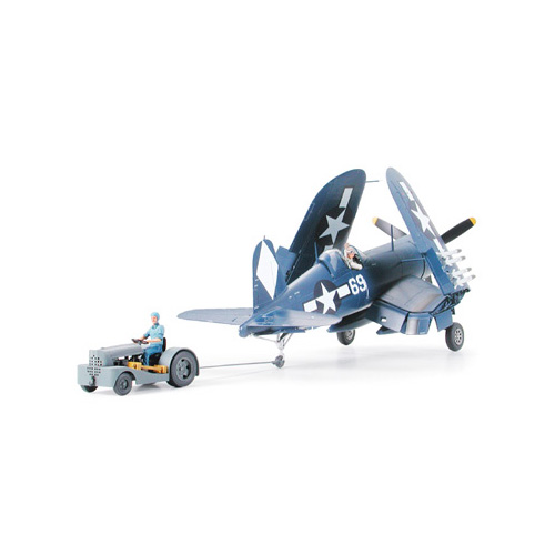 タミヤ 1/48 ヴォート F4U-1D コルセア モトタグ牽引セット