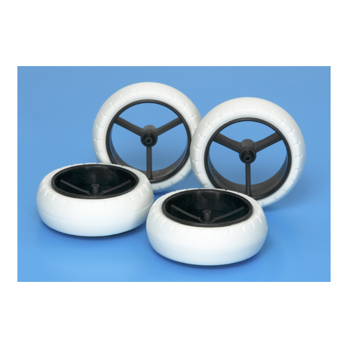 タミヤ スーパーX・XXカーボン大径ナローホイール&バレルタイヤ(ホワイト)