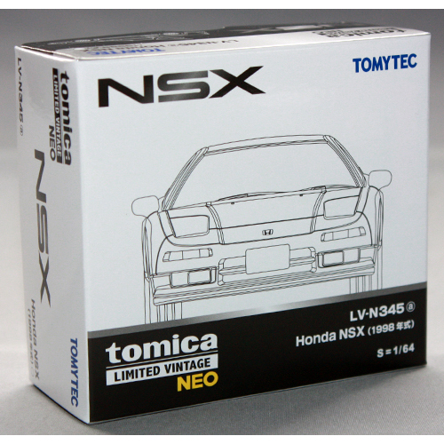 トミーテック 1/64 LV-N345a ホンダ NSX(パールホワイト) 98年式