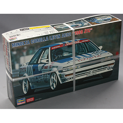 ハセガワ 1/24 ミノルタ カローラ レビン AE92 `1988 JTC`