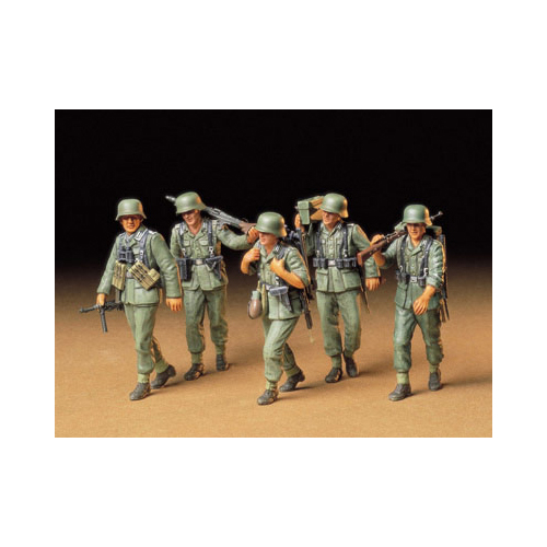 タミヤ 1/35 ドイツ機関銃チーム 行軍セット