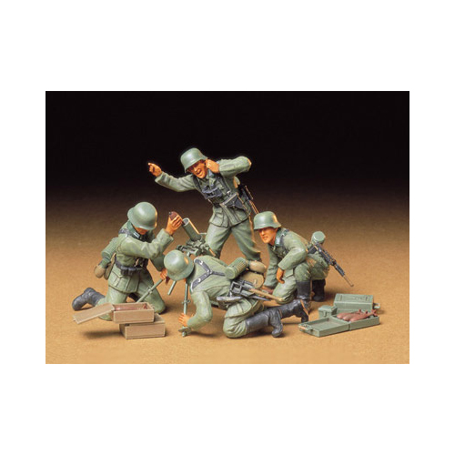 タミヤ 1/35 ドイツ歩兵 迫撃砲チームセット