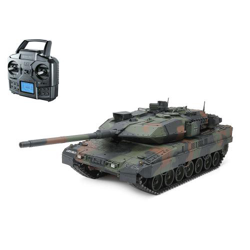 タミヤ 1/16RC ドイツ連邦軍主力戦車 レオパルト2 A7V フルオペレーションセット (4chプロポ付)