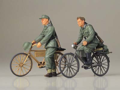タミヤ 1/35 ドイツ歩兵 自転車行軍セット