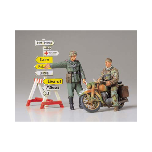 タミヤ 1/35 ドイツ軍用オートバイ 野戦伝令セット
