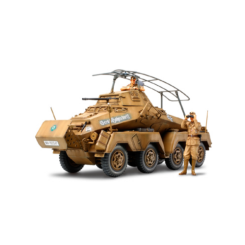 タミヤ 1/35 ドイツ8輪重装甲車 Sd.Kfz232 アフリカ軍団