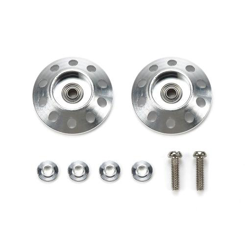 タミヤ HG 軽量19mmオールアルミベアリングローラー(テーパータイプ)