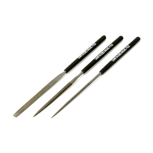 タミヤ ベーシックヤスリセット(細目 ダブルカット)