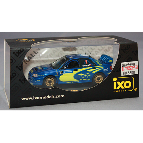 ixo 1/43 SUBARU Impreza WRC #1 P.Solberg Sweden 2004