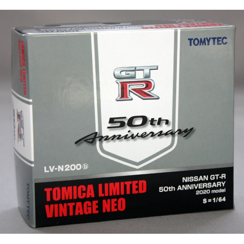 トミーテック 1/64 TLV-N200a 日産GT-R 50th ANNIVERSARY (銀)