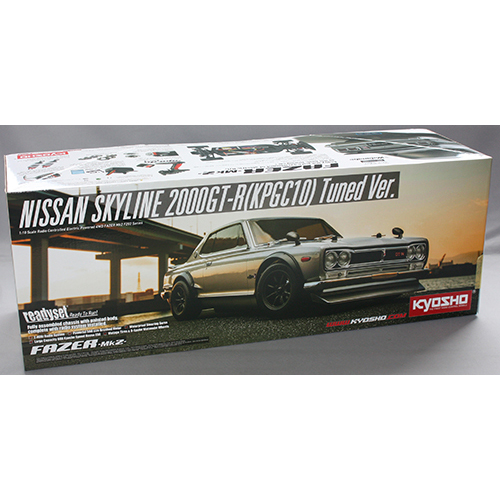 京商 1/10 EP 4WD フェーザーMk2 FZ02 日産 スカイライン 2000GT-R(KPGC10) チューンド・バージョン シルバー