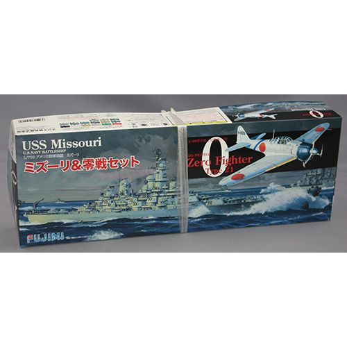 FUJIMI　1/700 特SP28 ミズーリ・1/48 ゼロ戦セット