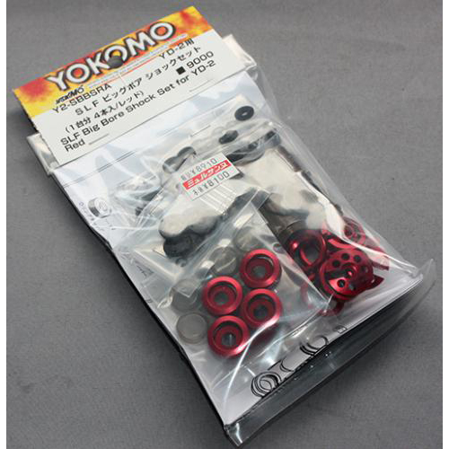 ヨコモ Y2-SBBSRA YD-2用 SLF アルミ製 ビッグボアショックセット(レッド)