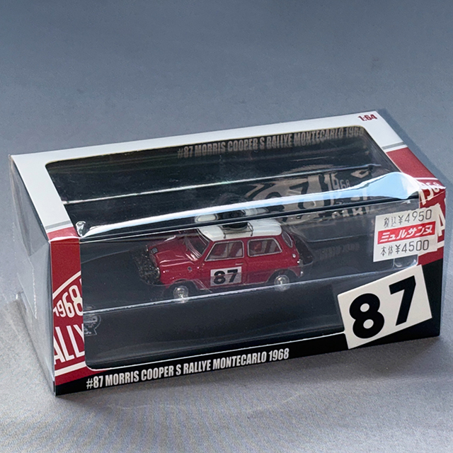 Gaincorp Products 1/64 #87 MORRIS COOPER S RALLYE MONTECARLO 1968
