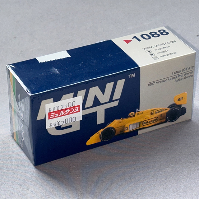 TSM 1/64 ロータス 99T モナコグランプリ 1987 優勝車 #12 アイルトン・セナ