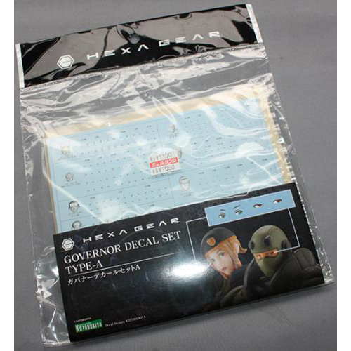 コトブキヤ ガバナーデカールセットA