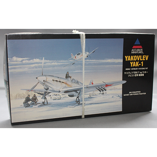 ACCURATE MINATURES 1/48 ヤコブレフ YAK-1 w/スキー ソビエト空軍戦闘機