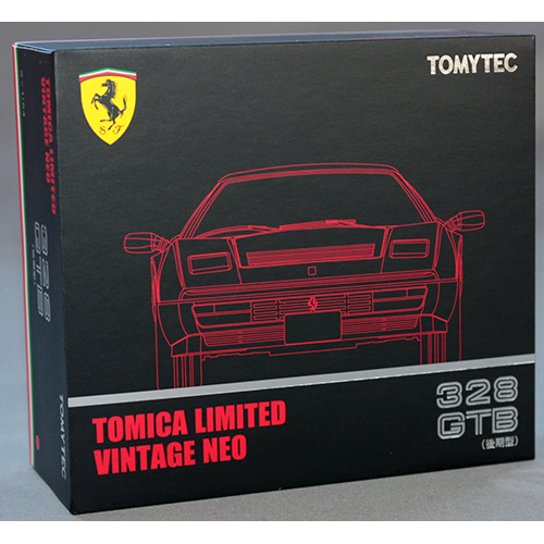 トミーテック 1/64 TLV-NEO フェラーリ 328 GTB (赤)