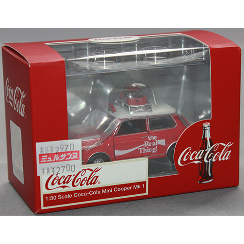Tiny City ミニクーパー Mk1 Coca-Cola (コーラボトル付)