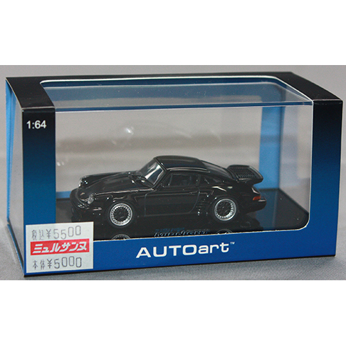 AUTOart 1/64 ポルシェ 911 (930) ターボ 「湾岸ミッドナイト」 ブラックバード (第1巻仕様)